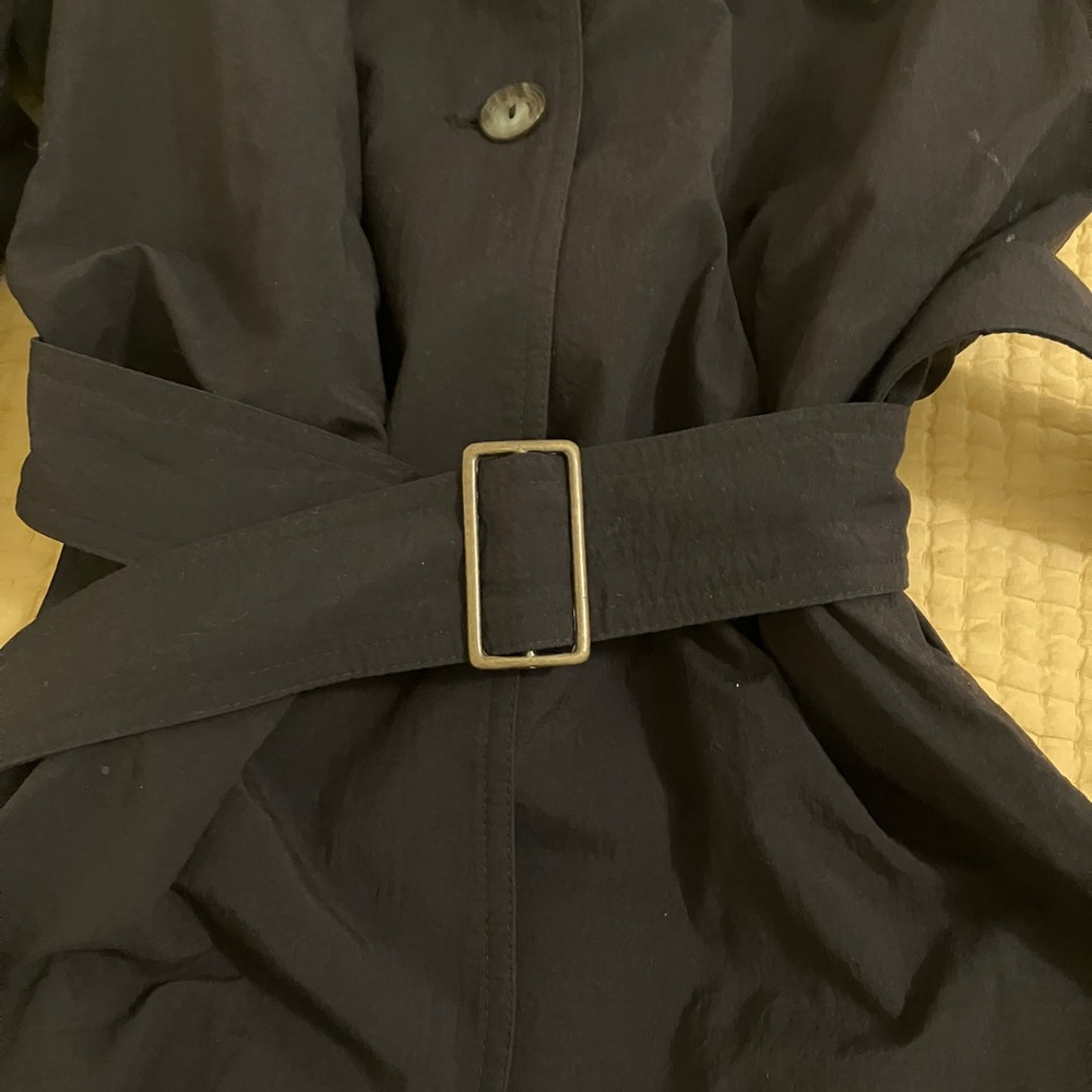 Orvis Black Trench Coat